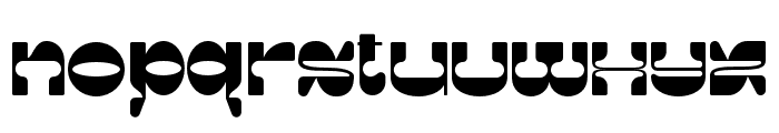 Zestaboom-Regular Font LOWERCASE
