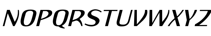 Zettamusk-Italic Font UPPERCASE