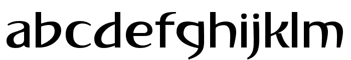 Zettamusk-Regular Font LOWERCASE
