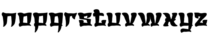 Zetwih-Regular Font LOWERCASE
