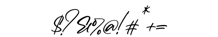 Zevallya Italic Font OTHER CHARS