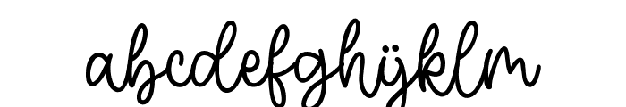 Zhopia-Regular Font LOWERCASE