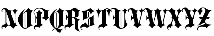 Zhygit-Regular Font UPPERCASE