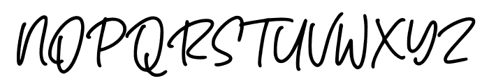 Zigas Signature Font UPPERCASE