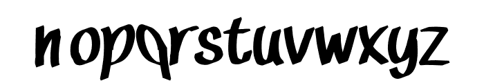 Zigfrak Font LOWERCASE