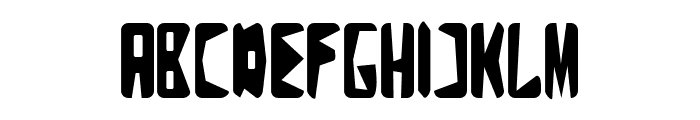 Zigzag Font UPPERCASE
