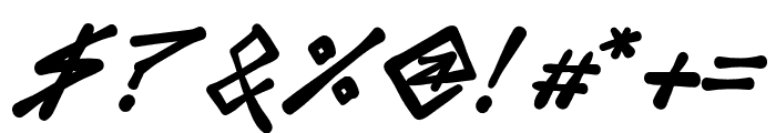 Zikzak-Regular Font OTHER CHARS