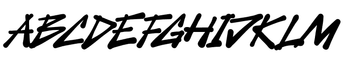 Zikzak-Regular Font UPPERCASE