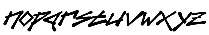 Zikzak-Regular Font LOWERCASE