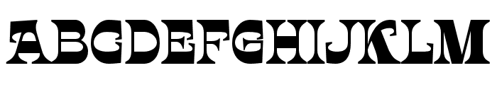 ZilanRegular Font UPPERCASE