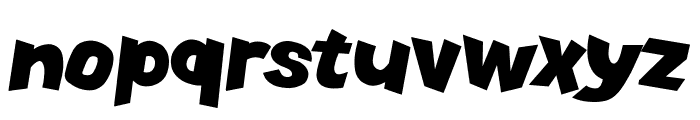 Zippy Smash Font LOWERCASE
