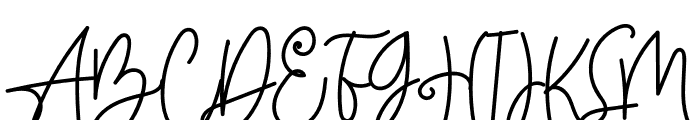 Zodiac Signature Font UPPERCASE