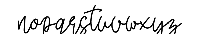 Zodiac Signature Font LOWERCASE
