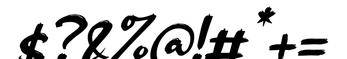 Zoey Elizabeth Italic Font OTHER CHARS