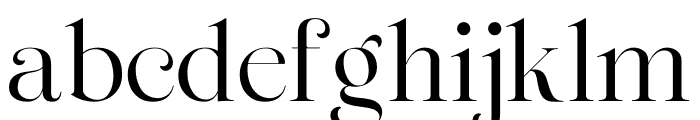 Zofiere Font LOWERCASE