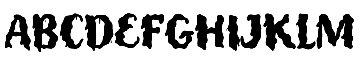 Zombicong Font UPPERCASE