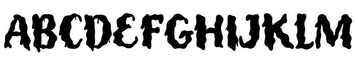 Zombicong Font LOWERCASE
