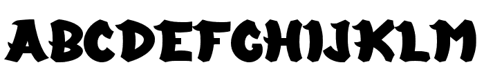 Zombie Army-Regular Font LOWERCASE