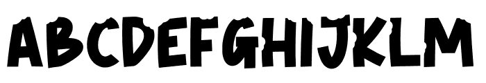 Zombie Candy Font LOWERCASE