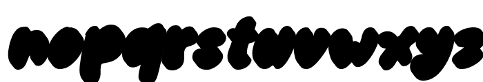 Zombie Funky Extrude Italic Reg Font LOWERCASE