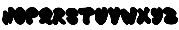 Zombie Funky Extrude Regular Font UPPERCASE