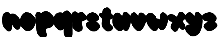 Zombie Funky Extrude Regular Font LOWERCASE