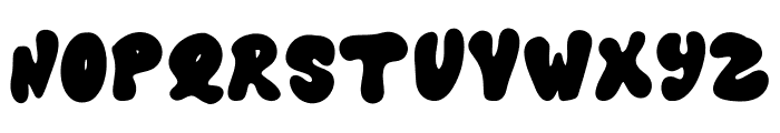 Zombie Funky Regular Font UPPERCASE