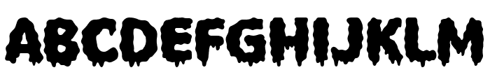 Zombie House Font LOWERCASE