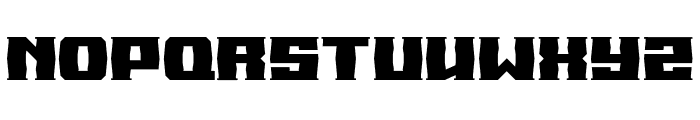 Zombie Hunted Font LOWERCASE