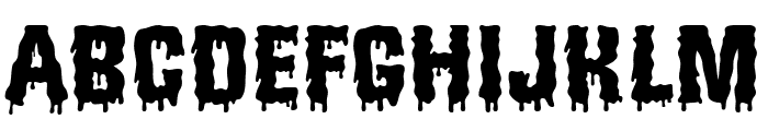 Zombie Hunter Font UPPERCASE