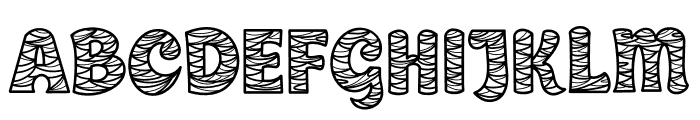 Zombie Mummy Font UPPERCASE