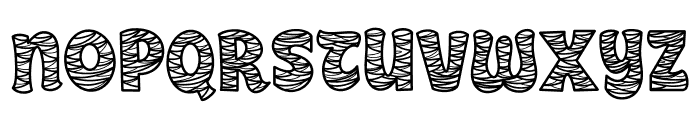 Zombie Mummy Font UPPERCASE