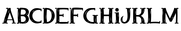 Zombie School Font LOWERCASE