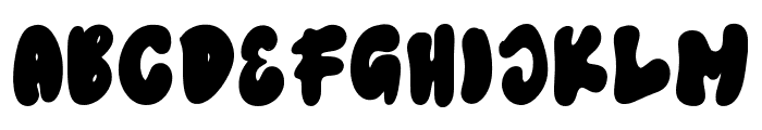 ZombieFunky-Regular Font UPPERCASE