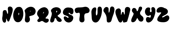 ZombieFunky-Regular Font UPPERCASE