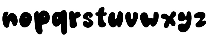 ZombieFunky-Regular Font LOWERCASE