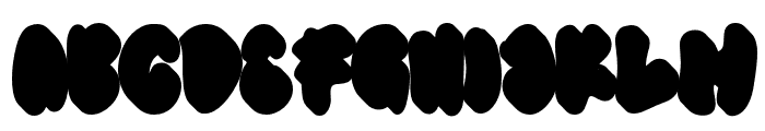 ZombieFunkyExtrude-Regular Font UPPERCASE