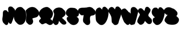 ZombieFunkyExtrude-Regular Font UPPERCASE