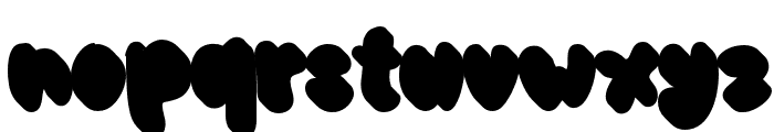 ZombieFunkyExtrude-Regular Font LOWERCASE