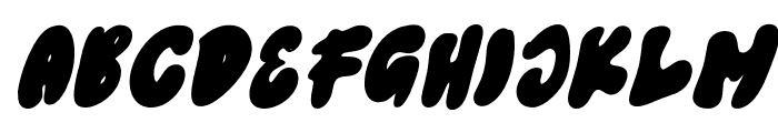 ZombieFunkyItalic-Regular Font UPPERCASE