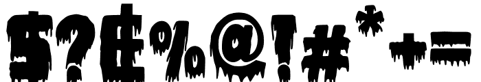 ZombieMummy1 Font OTHER CHARS