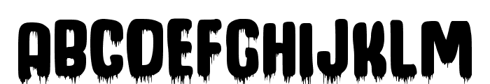 Zombies Gothic Regular Font UPPERCASE