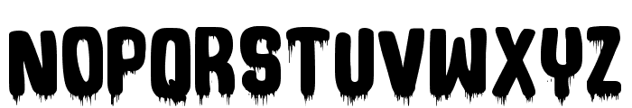 Zombies Gothic Regular Font UPPERCASE