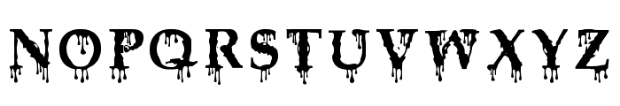 Zombies Regular Font UPPERCASE