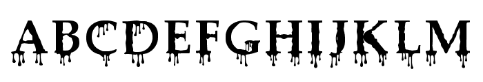 Zombies Regular Font LOWERCASE