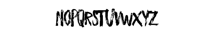 Zombies Font LOWERCASE