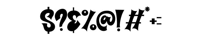 Zombiez Monster Font OTHER CHARS