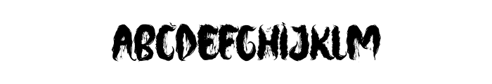 Zomfire Font UPPERCASE