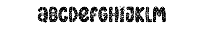Zone Spider Font UPPERCASE