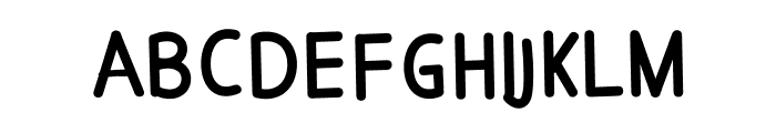 Zonk Font UPPERCASE